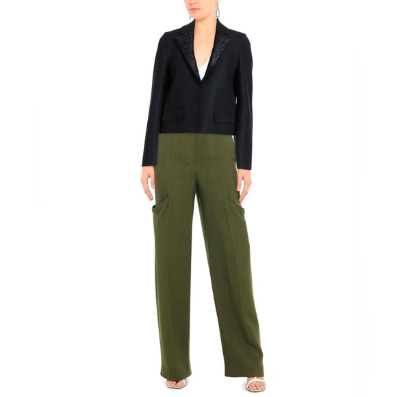 Cropped Blazer Pure Virgin Wool, NWT - Picture 8 of 11